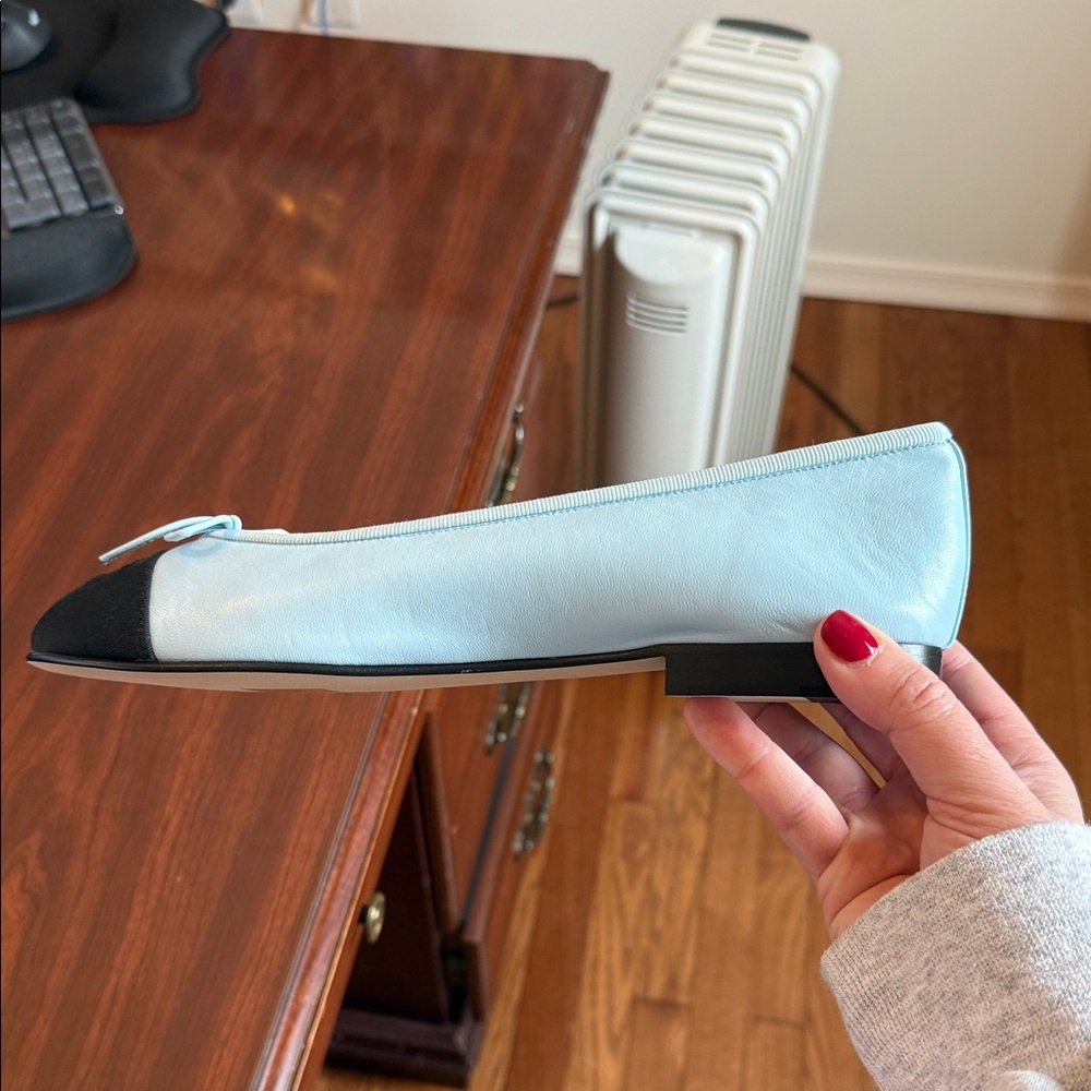 Chanel Light Blue Ballet Flats. Size 39.5 - Picture 10 of 15